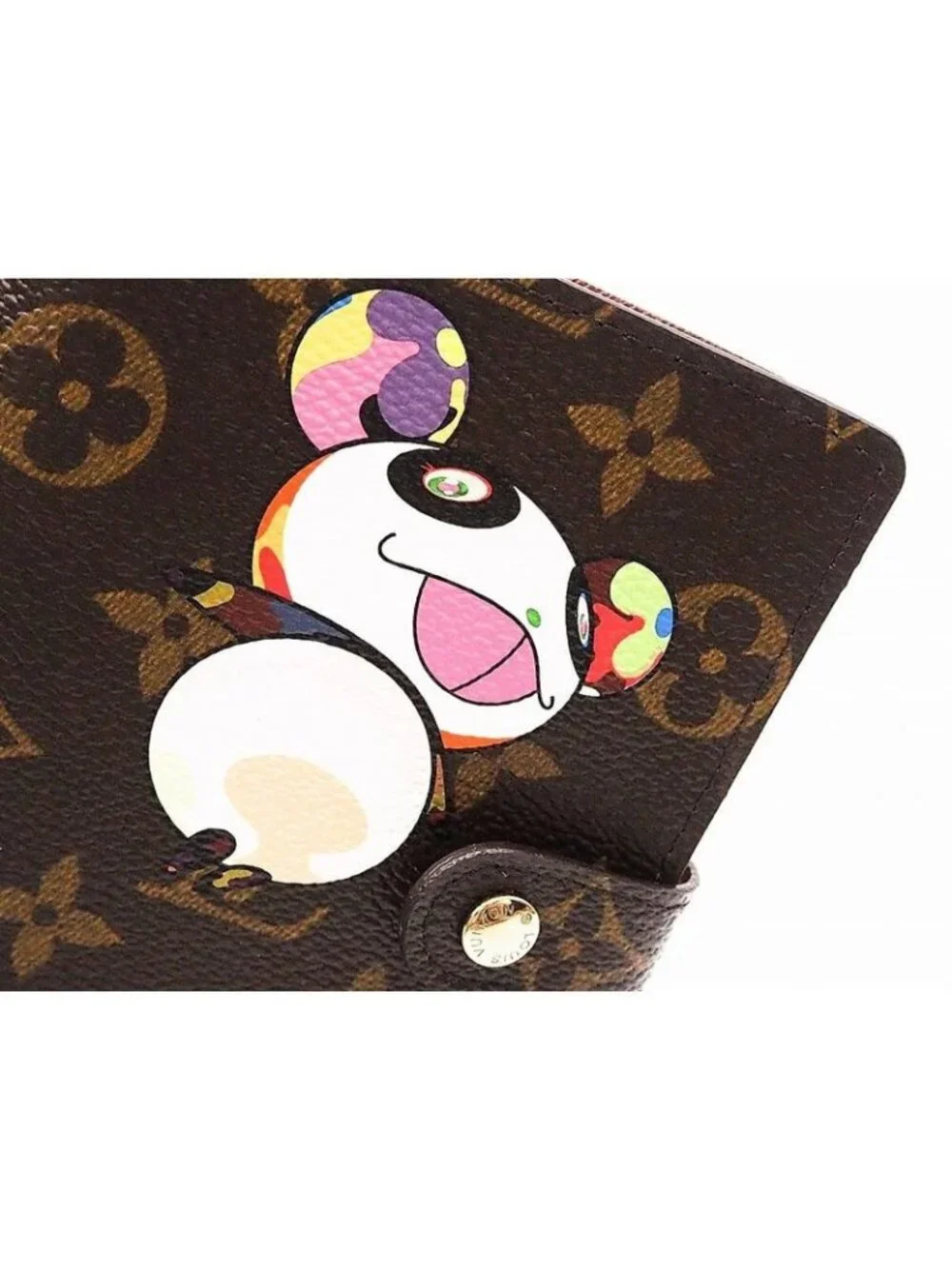 Louis Vuitton Agenda PM Monogram Canvas Panda Takashi Murakami